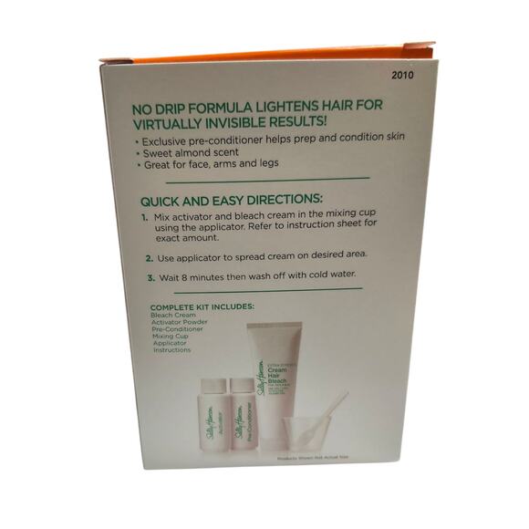 Sally Hansen Bleach Cream Kit For Face & Body Extra Strength Cream Hair Bleach - Picture 2 of 4